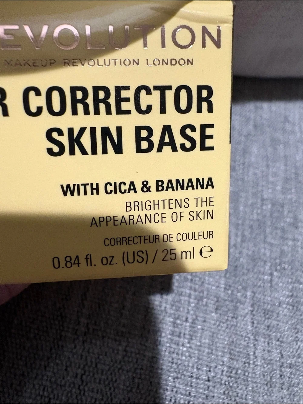 Makeup Revolution Yellow Skin Base Colour Corrector